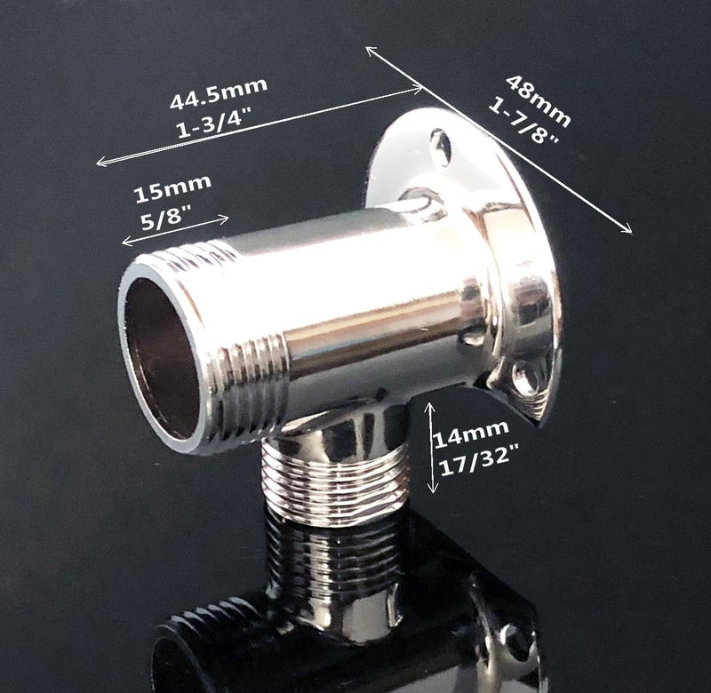 MISSMIN Installation kit for Exposed Bath Faucet/Outdoor Shower System/Thermostatic bar Mixer Valve,Convert in-Wall to Surface Mount - Image 5